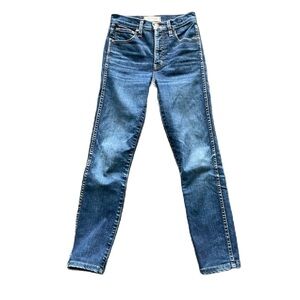 Sz23 Madewell 10” High Rise Skinny Denim Medium Blue Wash GUC
